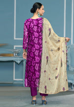 Load image into Gallery viewer, Purple Viscose Pakistani Suit
