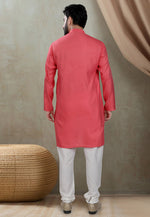 Load image into Gallery viewer, Red Cotton Kurta Pajama
