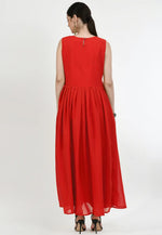 Load image into Gallery viewer, Red Georgette Gown
