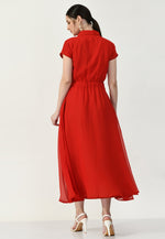 Load image into Gallery viewer, Red Georgette Gown
