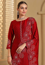 Load image into Gallery viewer, Red Georgette Pakistani Suit
