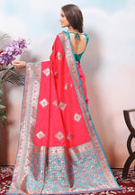 Load image into Gallery viewer, Red Silk Saree With Blouse
