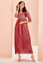 Load image into Gallery viewer, Rust Organza Gown
