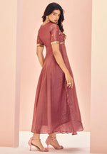 Load image into Gallery viewer, Rust Organza Gown
