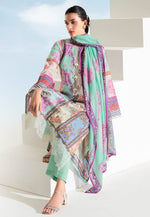 Load image into Gallery viewer, Sea Green Cotton Pant Style Suit
