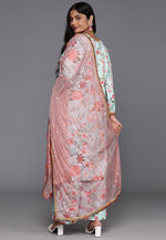 Load image into Gallery viewer, Sea Green Crepe Readymade Pakistani Suit
