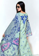 Load image into Gallery viewer, Sea Green Linen Pakistani Suit
