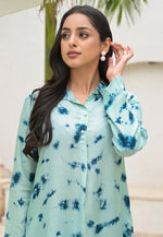 Load image into Gallery viewer, Sea Green Muslin Kurta Set With Pant
