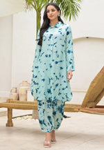 Load image into Gallery viewer, Sea Green Muslin Kurta Set With Pant
