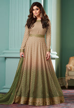 Load image into Gallery viewer, Shamita Shetty Mehndi Georgette Anarkali Suit
