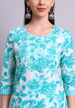 Load image into Gallery viewer, Sky Blue Cotton Readymade Pakistani Suit
