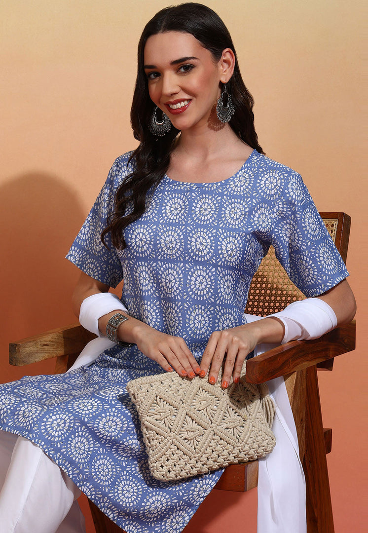 Sky Blue Crepe Readymade Pant Style Suit