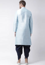 Load image into Gallery viewer, Sky Blue Dupion Silk Dhoti Kurta

