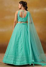 Load image into Gallery viewer, Sky Blue Georgette Lehenga Choli
