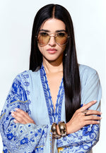 Load image into Gallery viewer, Sky Blue Linen Straight Suit
