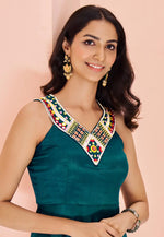 Load image into Gallery viewer, Teal Chinon Gown
