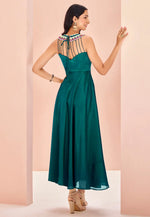 Load image into Gallery viewer, Teal Chinon Gown
