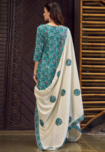 Load image into Gallery viewer, Teal Cotton Pant Style Suit
