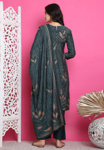 Load image into Gallery viewer, Teal Muslin Pakistani Suit
