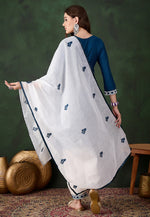 Load image into Gallery viewer, Teal Rayon Readymade Pakistani Suit
