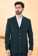 Load image into Gallery viewer, Teal Rayon Tuxedos Suit
