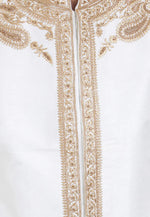 Load image into Gallery viewer, White Art Silk Sherwani
