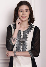 Load image into Gallery viewer, White Chanderi Long Tunic
