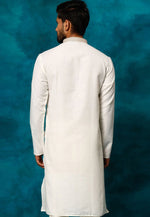 Load image into Gallery viewer, White Cotton Kurta Pajama
