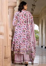 Load image into Gallery viewer, White Cotton Readymade Pakistani Suit
