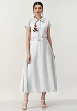 Load image into Gallery viewer, White Georgette Gown
