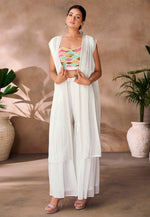 Load image into Gallery viewer, White Organza Co-Ords Set
