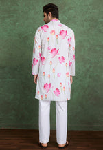 Load image into Gallery viewer, White Rayon Kurta Pajama
