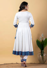 Load image into Gallery viewer, White Rayon Readymade Pant Style Suit
