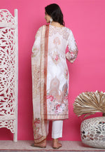 Load image into Gallery viewer, White Satin Pant Style Suit
