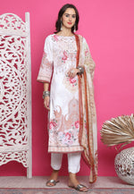 Load image into Gallery viewer, White Satin Pant Style Suit
