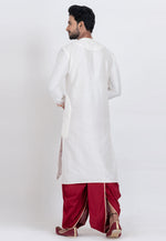 Load image into Gallery viewer, White Viscose Dhoti Kurta
