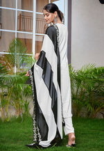 Load image into Gallery viewer, White Viscose Readymade Pant Style Suit
