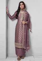 Load image into Gallery viewer, Wine Silk Palazzo Suit
