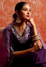 Load image into Gallery viewer, Wine Silk Readymade Pakistani Suit
