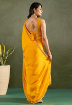 Load image into Gallery viewer, Yellow Chiffon Saree With Blouse
