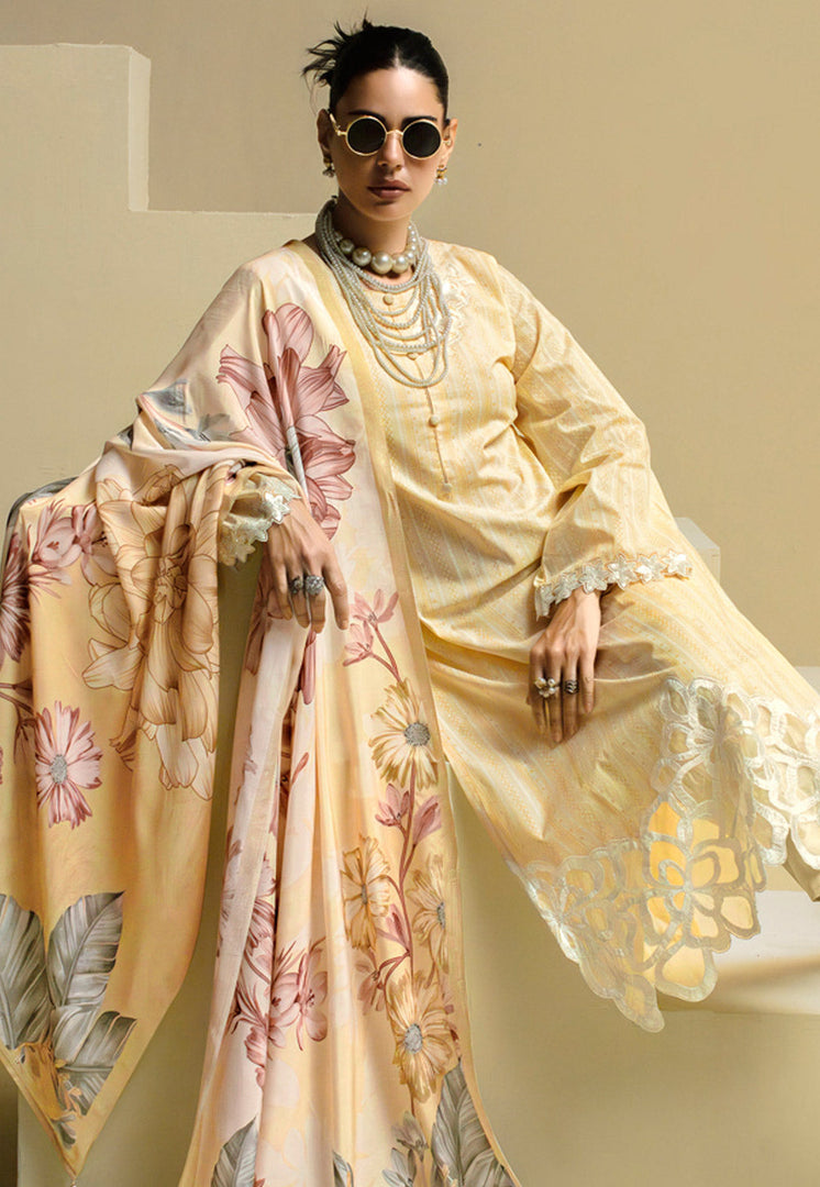 Yellow Cotton Pant Style Suit