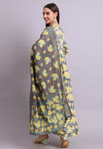 Load image into Gallery viewer, Yellow Cotton Readymade Anarkali Suit
