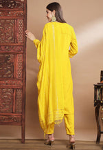 Load image into Gallery viewer, Yellow Cotton Silk Readymade Pakistani Suit
