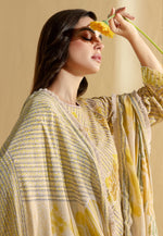 Load image into Gallery viewer, Yellow Cotton Straight Suit
