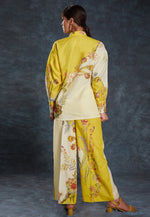 Load image into Gallery viewer, Yellow Linen Printed Co-Ords Set
