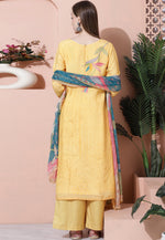 Load image into Gallery viewer, Yellow Muslin Palazzo Suit
