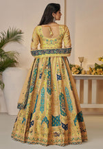 Load image into Gallery viewer, Yellow Net Wedding Lehenga Choli
