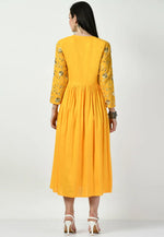 Load image into Gallery viewer, Yellow Rayon Gown
