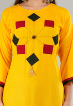 Load image into Gallery viewer, Yellow Rayon Readymade Punjabi Suit
