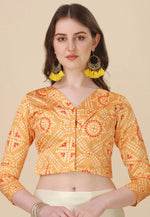 Load image into Gallery viewer, Yellow Satin Silk Lehenga Choli
